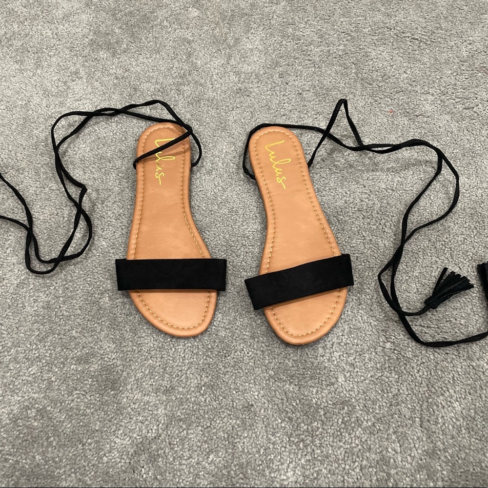 Lace up sandals